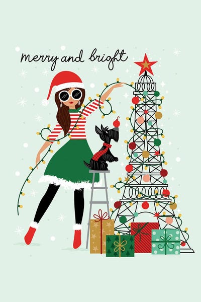 Merry and Bright by Ilis Aviles canvas print