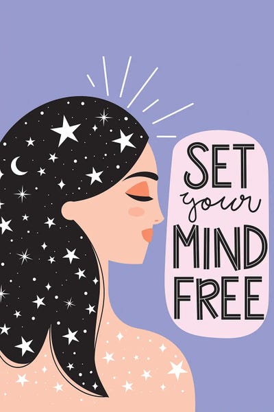 Set Your Mind Free by Ilis Aviles multi panel art