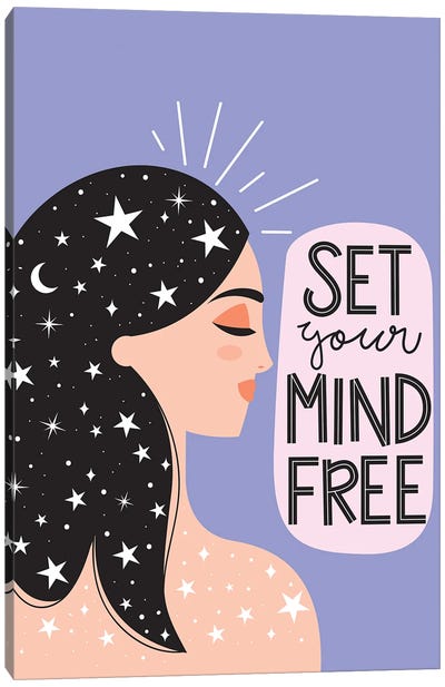 Set Your Mind Free Canvas Art Print