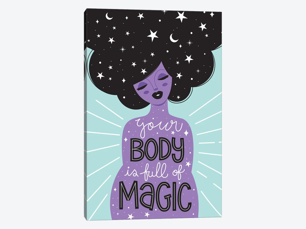 Your Body is Full of Magic by Ilis Aviles 1-piece Canvas Wall Art
