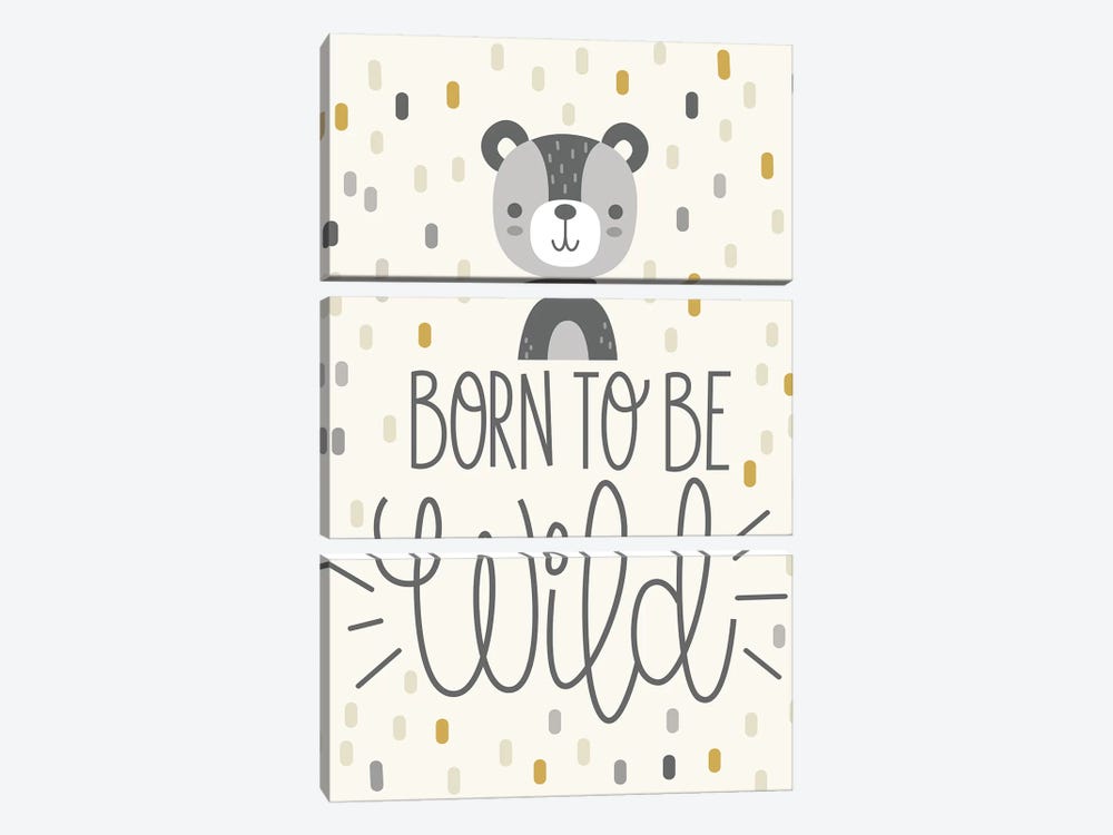 Cute And Wild III by Ilis Aviles 3-piece Canvas Artwork