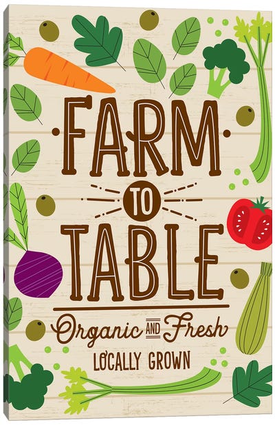 Farm Fresh I Canvas Art Print - Carrot Art