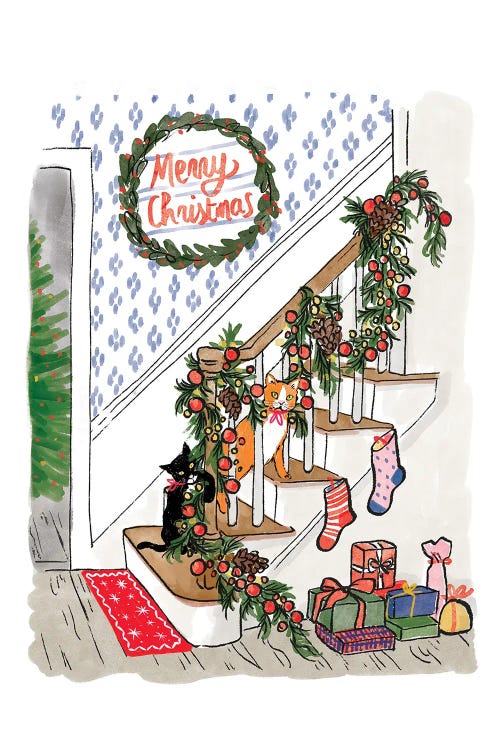 Merry Christmas by Ilaria Benedetti wall art