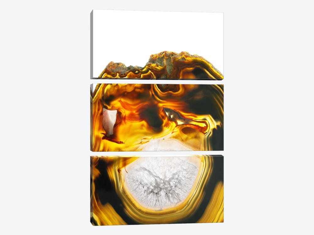 Amber Lava by 5by5collective 3-piece Canvas Art Print
