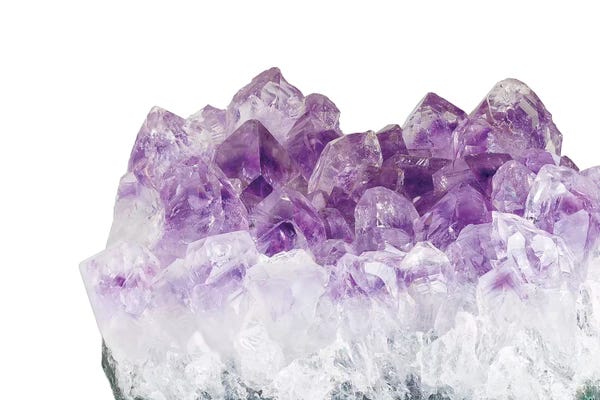 Agates, Geodes & Minerals: Amethyst Crystal by 5by5collective