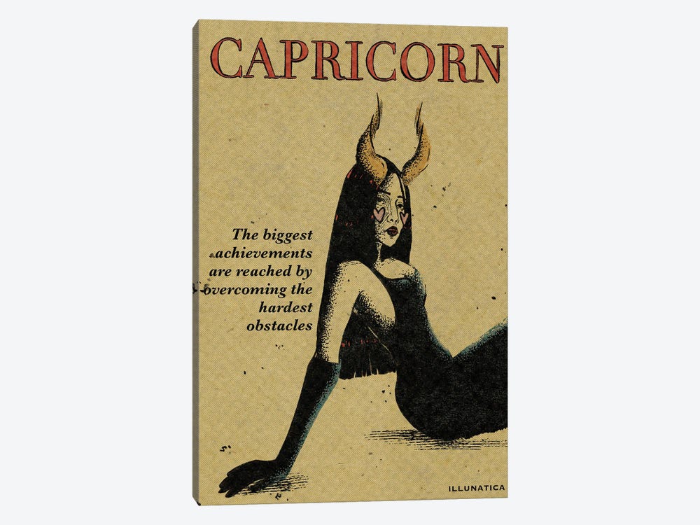 Capricorn by Illunatica 1-piece Art Print
