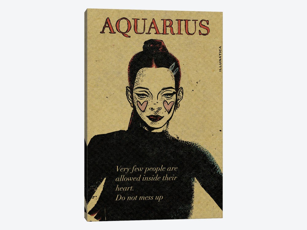 Aquarius by Illunatica 1-piece Canvas Art Print