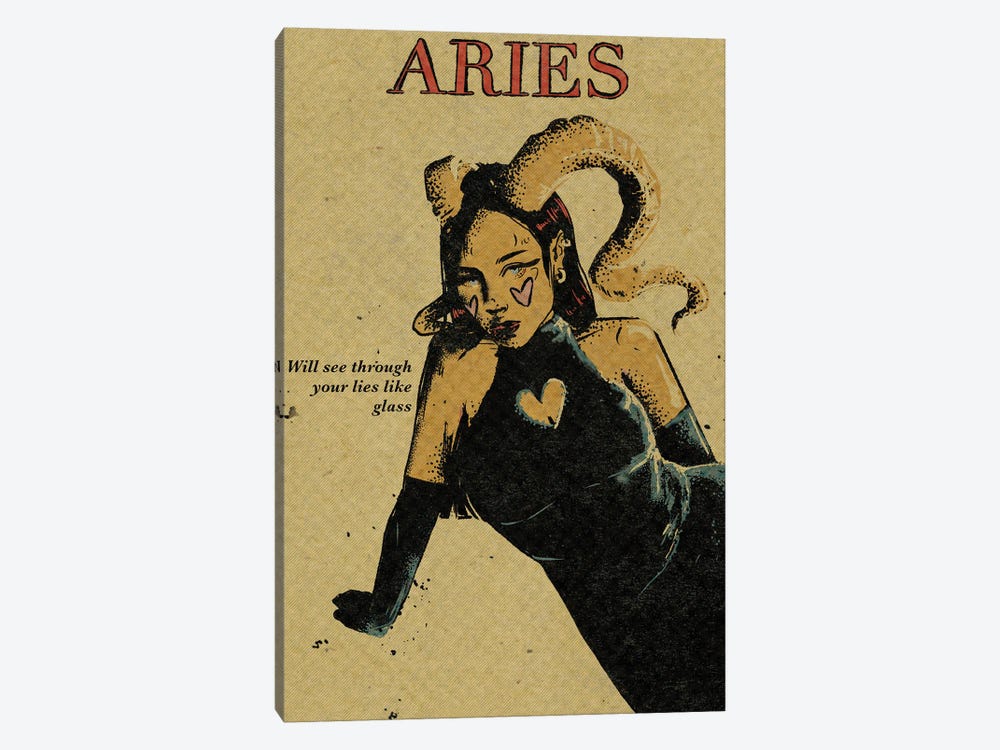 Aries by Illunatica 1-piece Canvas Art