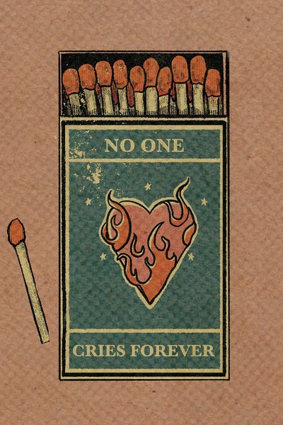 No One Cries Forever by Illunatica art print