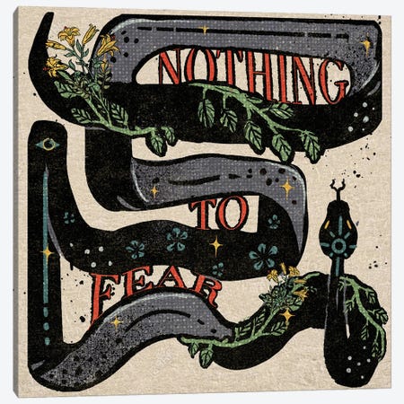 Nothing To Fear Canvas Print #ILN24} by Illunatica Art Print