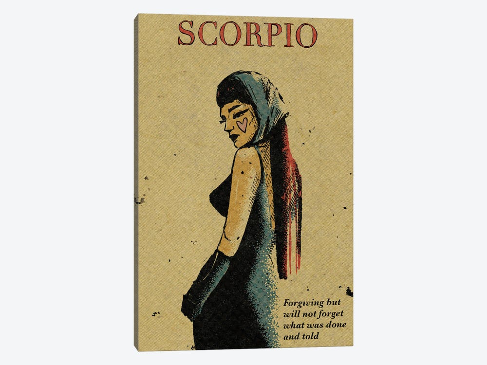 Scorpio by Illunatica 1-piece Canvas Print