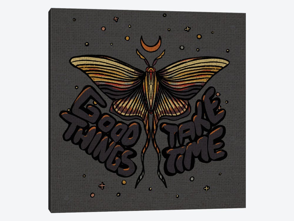 Good Things Take Time by Illunatica 1-piece Canvas Artwork