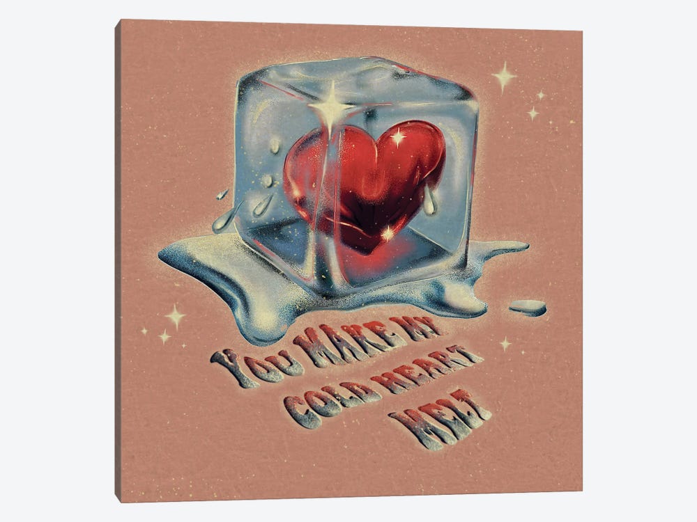 You Make My Cold Heart Melt by Illunatica 1-piece Canvas Wall Art