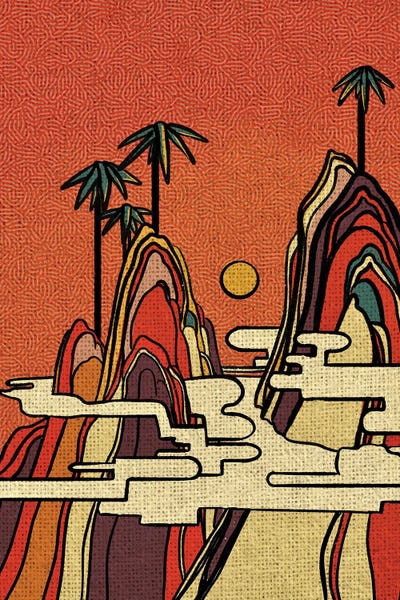 Life Is A Mountain by Illunatica art print