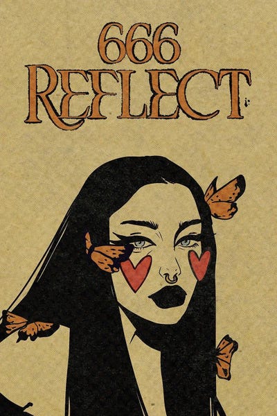 Angel Number 666 by Illunatica art print