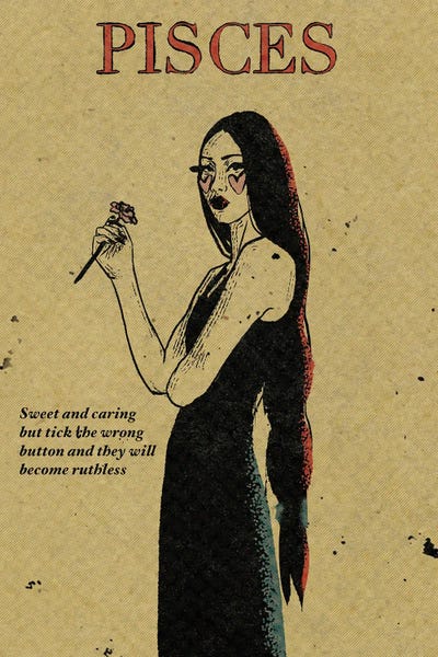 Pisces by Illunatica canvas print