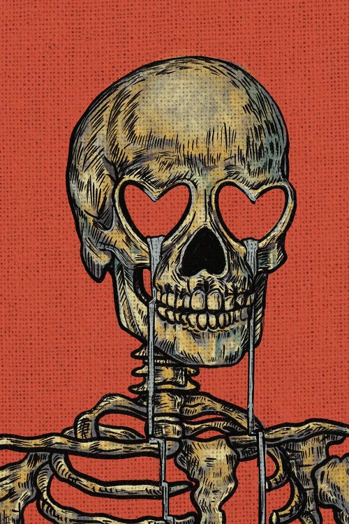 Skull With Heart Eyes