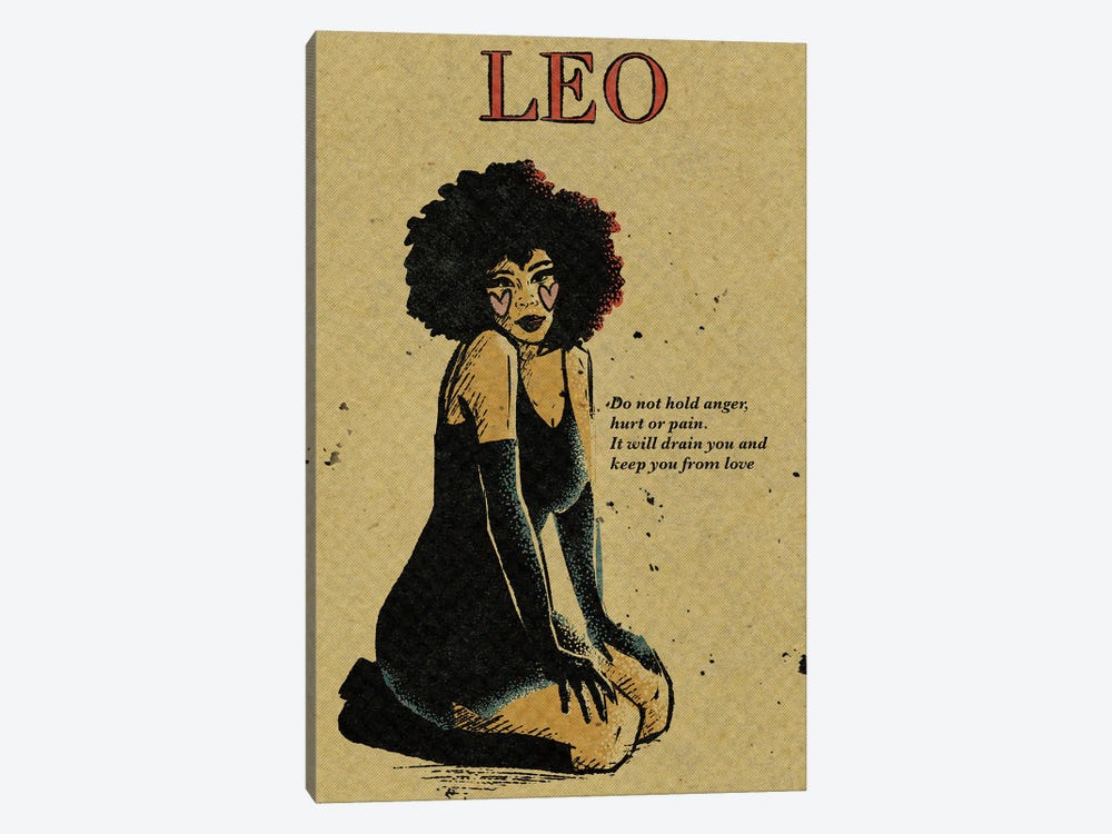 Leo by Illunatica 1-piece Canvas Art Print