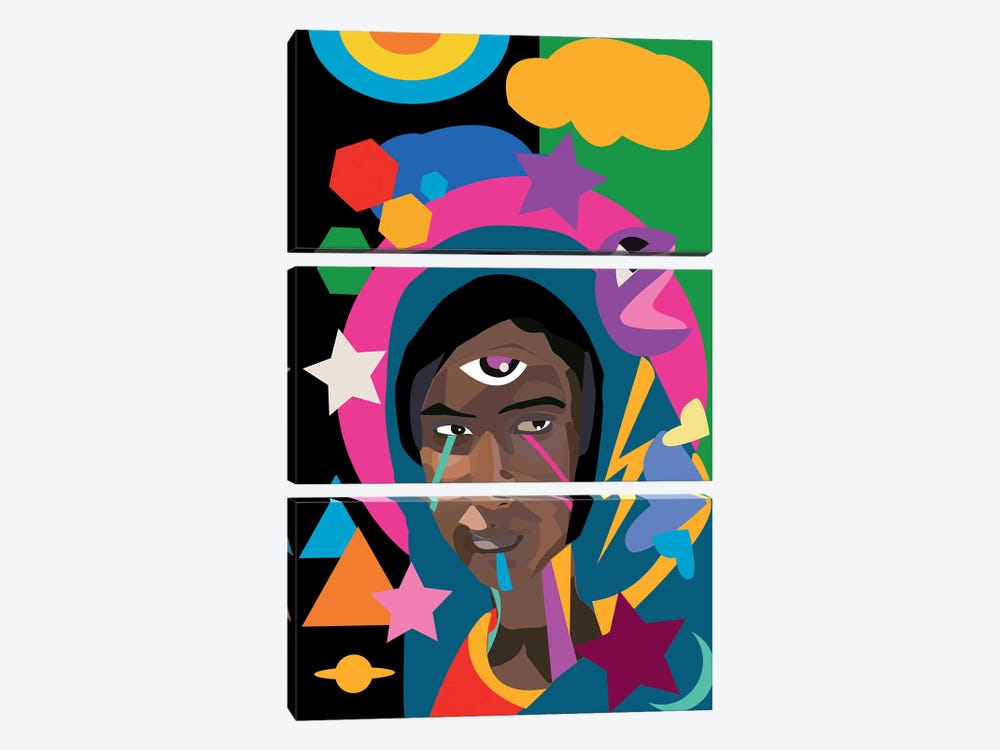 Ethiopian Madonne by Indie Lowve 3-piece Canvas Art