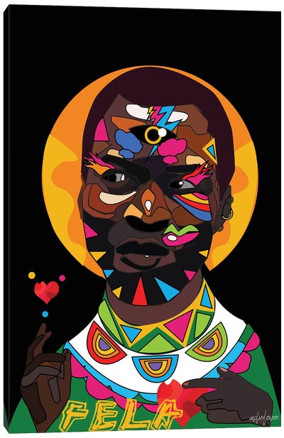 Fela Canvas Art Print - Black History Month
