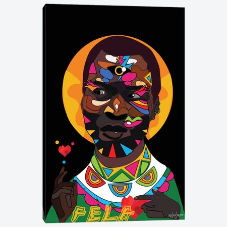 Fela Canvas Print #ILO12} by Indie Lowve Canvas Artwork