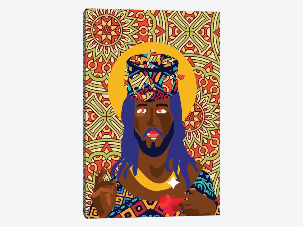 Jesus Canvas  by Indie Lowve 1-piece Art Print