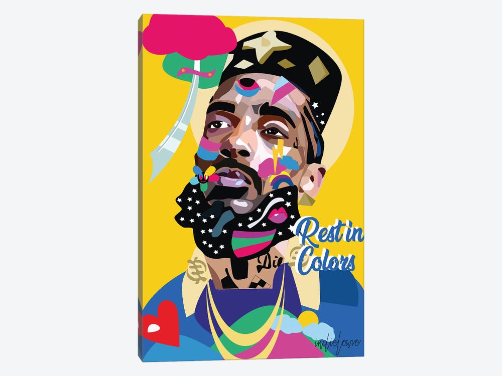 Nipsey by Indie Lowve 1-piece Canvas Wall Art