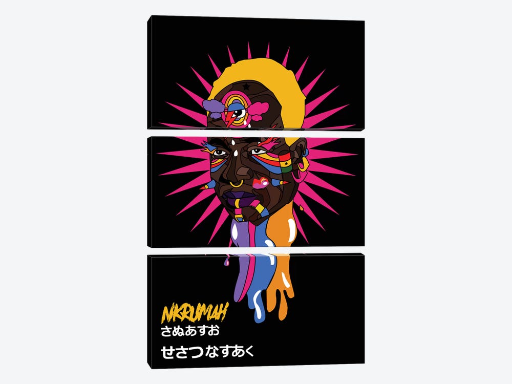 Nkrumah by Indie Lowve 3-piece Canvas Print