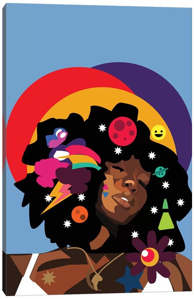Simi  Canvas Art Print - Black History Month