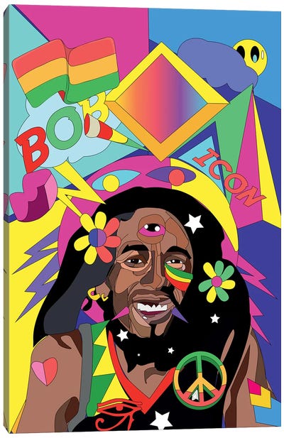 Bob  Canvas Art Print - Black History Month