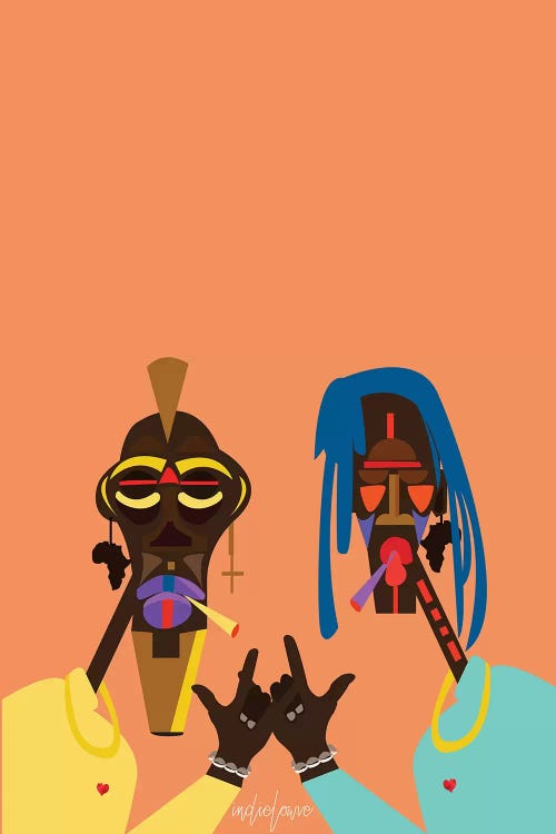 Brothers by Indie Lowve wall art
