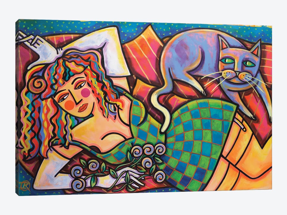 The Cats Meow by Ilene Richard 1-piece Canvas Print