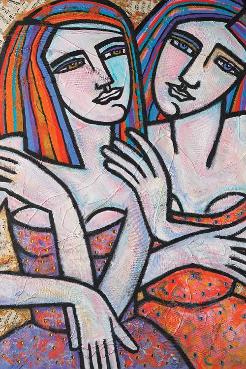 Sisterly Bond by Ilene Richard wall art