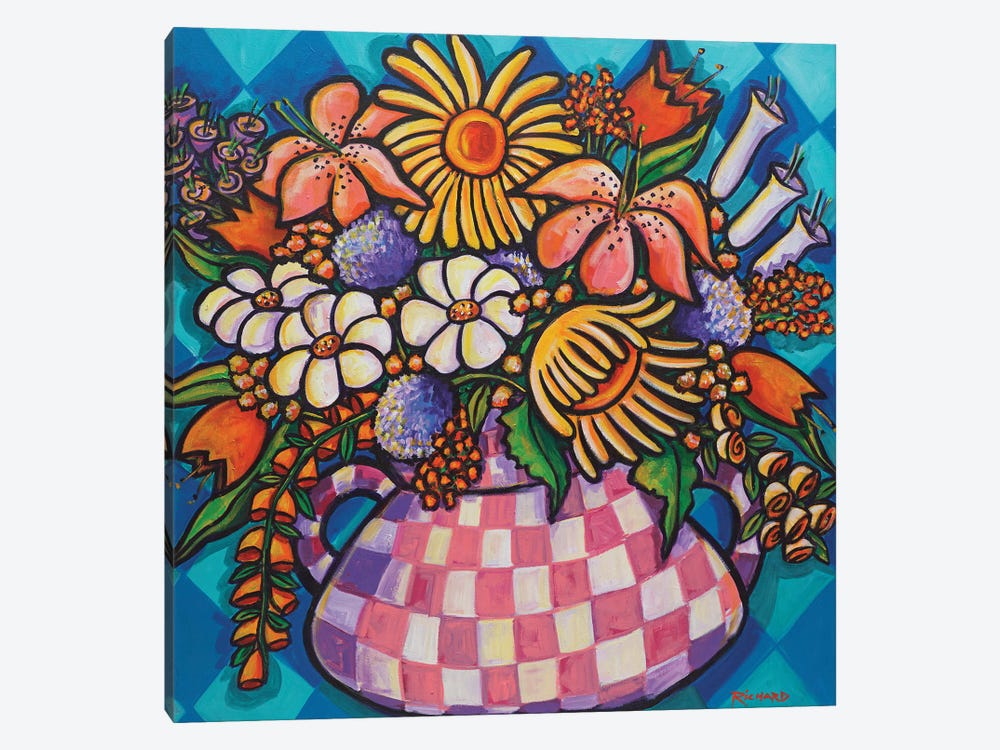 Spring Bouquet by Ilene Richard 1-piece Canvas Print