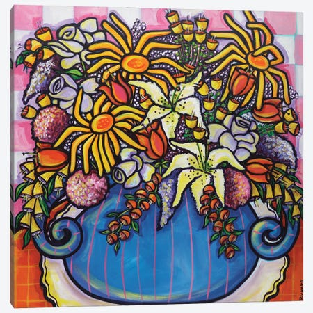 A Floral Embrace Canvas Print #ILR2} by Ilene Richard Canvas Art