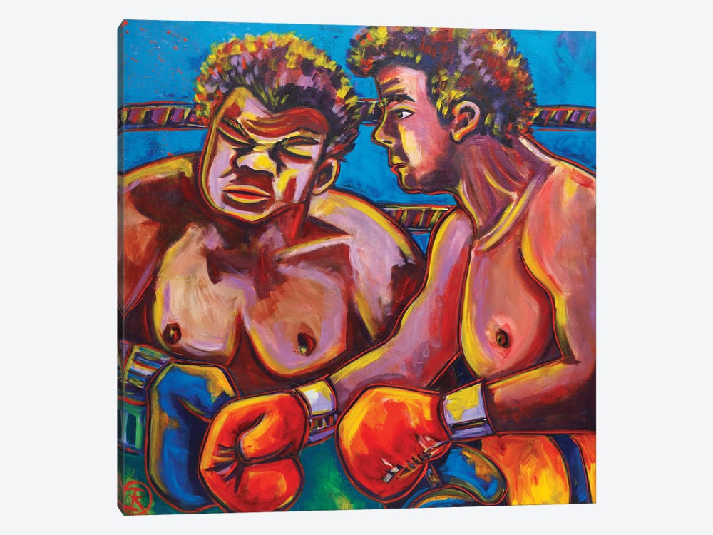 The Boxers by Ilene Richard 1-piece Canvas Print