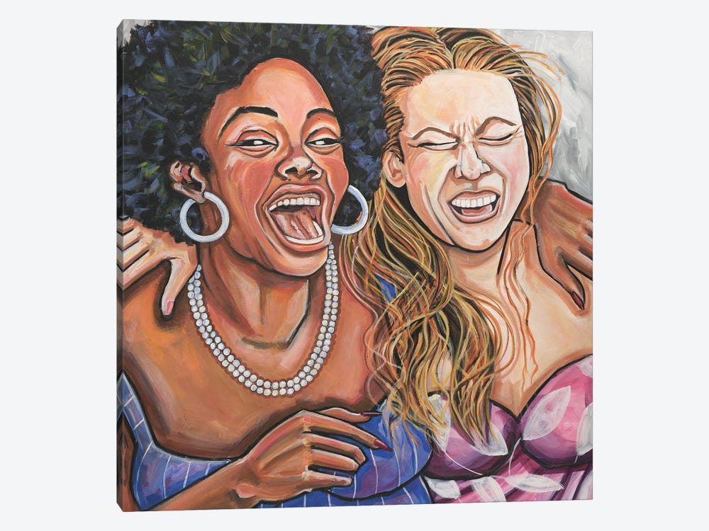 Laughing Out Loud by Ilene Richard 1-piece Canvas Art Print