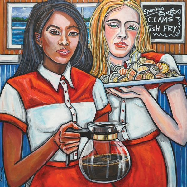 Ilene Richard: Clams And Fish Fry by Ilene Richard