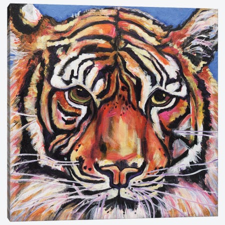 Tiger Canvas Print #ILR8} by Ilene Richard Canvas Artwork