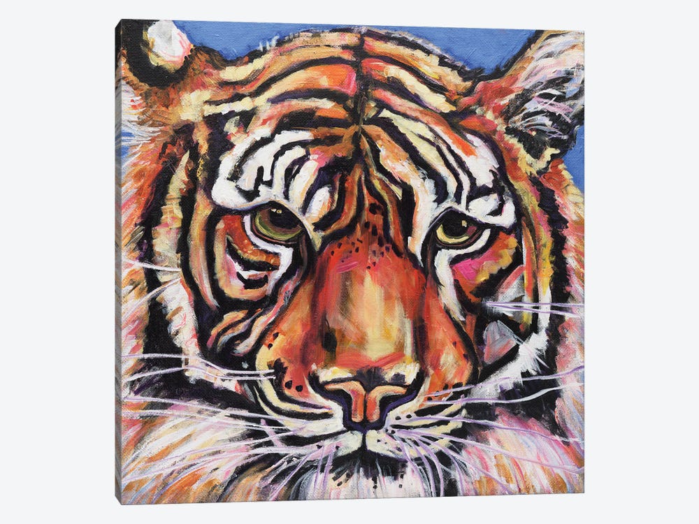 Tiger by Ilene Richard 1-piece Canvas Wall Art