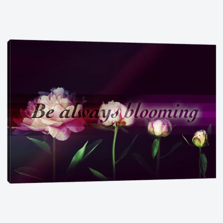 Always Blooming Canvas Print #ILS14} by 5by5collective Art Print