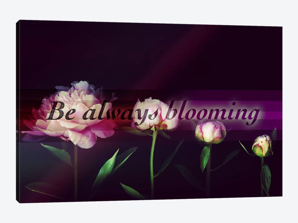 Always Blooming by 5by5collective 1-piece Canvas Artwork