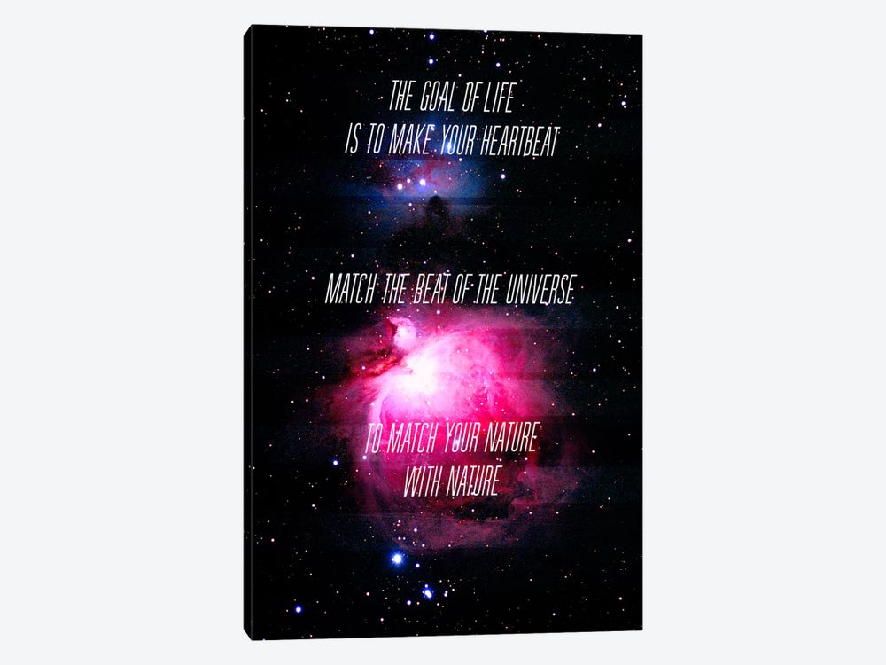 Heartbeat of the Universe by 5by5collective 1-piece Canvas Print