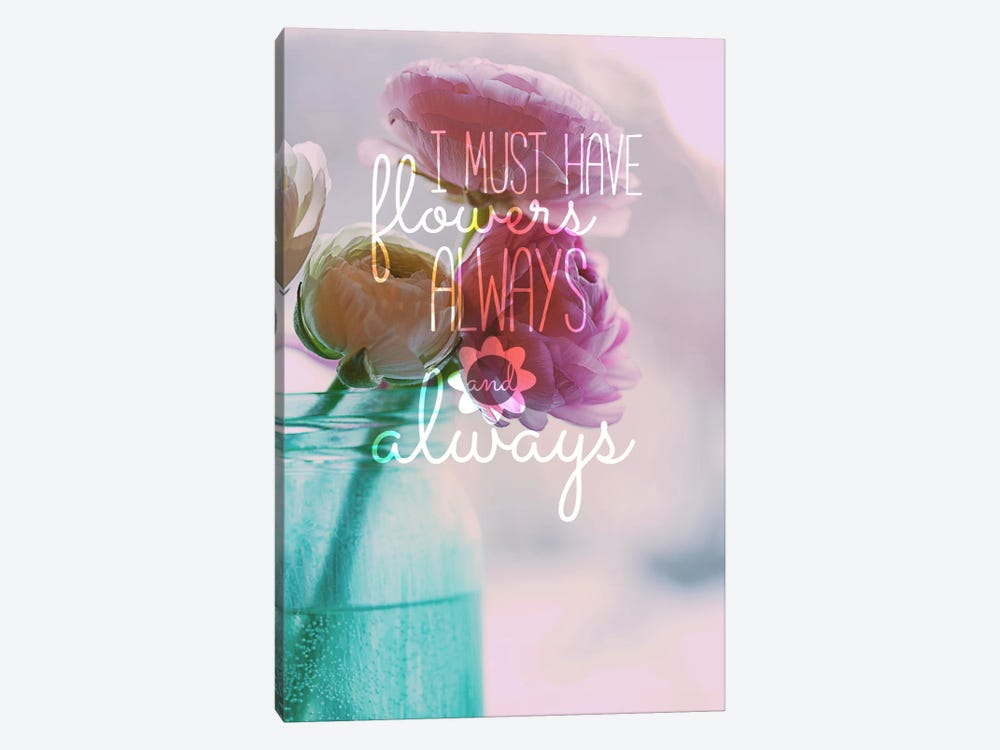 Always Flowers by 5by5collective 1-piece Art Print