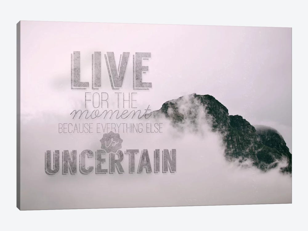 Live for the Moment by 5by5collective 1-piece Canvas Artwork
