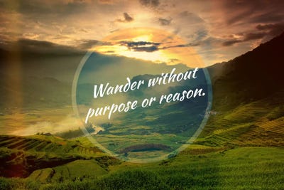 Wander by 5by5collective canvas print