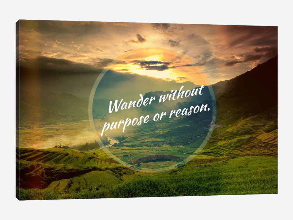 Wander by 5by5collective 1-piece Canvas Print