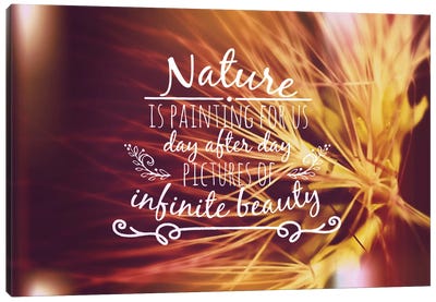 Pictures of Inifinte Beauty Canvas Art Print - By Sentiment