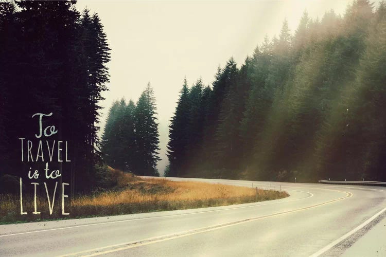 To Travel is to Live by 5by5collective wall art