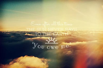 You Owe Me by 5by5collective art print